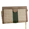 Skórzana torebka skórzana torebka ze sprzęgłem retro torebki na ramię torebki żeńskie zielone łańcuchy paska krzyżowe torby