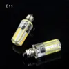 SMD3014 E17 E14 E12 E11 G9 G4 żarówka LED 110V 220V Dimmable Lampa LED 64 LEDS 5 W Silikonowe światło kukurydziane do oświetlenia żyrandola Wymień lampy halogenowe