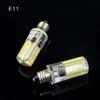 SMD3014 E17 E14 E12 E11 G9 G4 LED Bulb 110V 220V Dimmable LED lamp 64 Leds 5W Silicone Corn light For Chandelier lighting Replace Halogen lamps