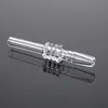 Quartz Tip Nail High Quality Smoking Accessories With 10mm 14mm 18mm Male Joint For Mini Nector Collector Kits Dab Tools Quartz Nails GQB19 3mm Thick Wholesale