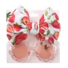 Dziecięce okulary przeciwsłoneczne Zestaw na głowę Dzieci Kwiatowe opaska do włosów na zewnątrz okulary przeciwsłoneczne 2PCS/Set Baby Elastyczne turbany Travel Beach na wakacje