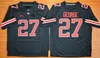 Vintage NCAA Ohio State Buckeyes College Football Jerseys Mens 27 Eddie George 45 Archie Griffin Stitched Shirts O Legends of Scarlet Gray Patch S-XXXL