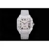 Duiker luxe Arabisch horloge 39,8 mm 2824 beweging Quickswitch W2sa0009 tweekleurig merk Vvs Icy Babys Breath Diamond Vynd