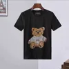 100% coton cristal crâne designer T-shirt hommes été tigre t-shirts basique solide impression lettre skateboard décontracté punk t-shirt noir blanc femmes