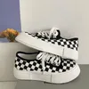 Koe print schattige dames sneakers zwart wit canvas schoenen 2021 nieuw platform platte veter tennisschoenen casual wilde zapatos de mujer 0613