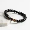 Natural Stone Handmade Beaded Strands Charm Bracelets Fashion Bangle For Women Men Lover Party Club Elastic Jewelry