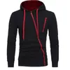 Sweats à capuche pour hommes Sweats 2022 Automne Gagnant Hommes Sweat À Capuche Rétro À Manches Longues Double Fermeture Éclair À Capuche Pull Survêtement De Sport Mâle C