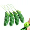 Passe de clés compressive Tiktok PEA GREEN PERS POUR CHEETCHAIN TOYS SOYBEAN Puzzles Focus Extrusion Pendre Anti-anxiété Stress Relay Party Gift Free UPS9471091