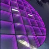 바닥 50x50cm 3D 인피니티 LED 미러 댄스 플로어 스테이지 효과 DJ 장비