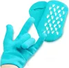 Партия благосклонна силиконовые носки перчатки многоразовый спа -гель увлажняющий носки перчатки ручной маски для ног перчатки для женщин подарки ZC1275