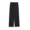 Pantalons Femmes Capris Femmes Taille haute Ice Soie Large Jambe Sensation Printemps Été Neuf Points Droit Joggers Dames Baggy