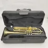 New high quality B-flat Professional trumpet golden tone Trumpet Brass Instrument Professional Trumpet mouthpiece