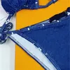 Bikini de diseñador para mujer Traje de baño clásico Marca Carta Patrón Estampado Sexy Verano Dos piezas Traje de baño Bikinis de moda para mujer caliente Traje de baño