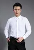 Camisas de vestido masculinas Chegada noivo Tuxedos Man Groomsmen Men White Wedding Shirt A10000men's Vere22