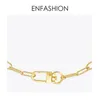 Chains Link Chain Necklace For Women Gold Color Stainless Steel Choker Necklaces Fashion Jewelry Friends Gifts Collares P3073Chains Godl22