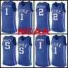 Джерси баскетбола Джерси JA 12 Morant NCAA Zion 1 Williamson Men Blue College RJ 5 Barrett 2 Reddis J.J 4 Redick 32 Laettner Wear Stock S-XXL