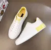 Lyxiga Casual skor Herr designer sneaker Vitt Läder Kalvskinn Nappa Portofino Sneakers Skomärken Komfort Outdoor Trainers Herr Walking EU38-46 BOX D122