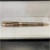 5A MBPEN Promotion Pen bamboo joint Metal Black Rose Gold M ballpoint pens korean stationery office ink gift pen No box
