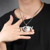 Personalisierte Foto-Halskette für Männer und Frauen, Medaillon-Bild-Anhänger, Hip-Hop-Schmuck, Geschenk