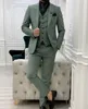 2022 Klas Siyah Düğün Smokin Damat Giyim Mens Suits İnce Fit Zirve Yoklu Balo Bestman Groomsmen Blazer Tasarımlar 3 Parça Set Ceket Yelek ve Pantolon Özel Made