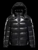 Flera Color Men's Down Jacket Windbreaker Luxury Long Sleeve Men Jackets Puffer Hoodie Clothing dragkedja med brevmönster plus manliga kvinnkläderstorlek M-4XL