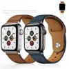 Echte echte lederen bandjes band voor Apple horloge Iwatch 7 6 5 4 3 Smart Watch Sport armband polsband
