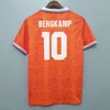 Nederländerna Retro Soccer Jerseys Hem och Away 1988 1996 2002 2010 2014 # 12 Van Basten # 10 Gullit # 17 Rijkaard 1998 # 8 Bergkamp fotbollskjortor 1995 1991