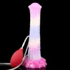 Nxy-Dildos, Yocy, simulierte Ejakulation, flüssiges Silikagel-Spray, speziell geformt, falsche Penis-Saugnapf, großer Analplug, weibliche Masturbation, 0316