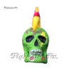 Outdoor Halloween Decorative Inflatable Skull Advertising Skull Balloon With Custom Printing For Carnival Stage Show