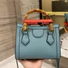 Borsa di bambù Totes Crossbody Luxury Designer Brand Fashion Borse a tracolla Borse da donna di alta qualità Borsa da lettera Borsa da telefono Portafoglio Metallico