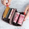 wallets New Women Wallet Woman Zipper Pouch Ladies Short Large Capacity Card Holder Bag Accessories 220628