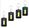 Keychain Mini Lights Led COB flashlights Outdoor Camping Emergency Use keychain Lamp 3 mode lighting torches light