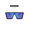 Fashion Men Women Sunglasses Square Oversized Sunglasses Flat Top Big Black Frame eyeglasses Goggle Beach Glasses Colors