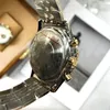 M￤n tittar p￥ 5-stifts sv￤nghjul automatiskt mekanisk klocka 45mm rund ram mode aff￤rer armbandsur montre de luxe288f