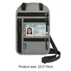 Уличные сумки, дорожный держатель для паспорта, органайзер с RFID-идентификатором, сумка на плечо, шею, кошелек, креативный водонепроницаемый чехол для документов 43495445363689