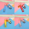 Keychains Personality Cute Panda Charm Keychain 3D Siliconen Dieren Hanger Kleine geschenken Car Trendy Jewelry Bag AccessoriesKeyChains