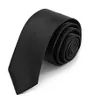 Lazy Black Simple Clip on Tie Security Tie Doorman Steward Matte Funeral Neck Ties for Men Women Students