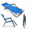 Pieghevole outdoor Reclining Beach Sun Patio Chaise Lounge Sedia piscina Lawn Lounger2936