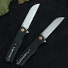 Coltello da lama pieghevole d2 in acciaio edc cuscinetto di sopravvivenza all'aperto strumento di autodifesa di autodifesa Micarta maniglia Tunafire GT965