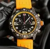 Titta på kvartsrörelse Mens Watches Classic Wristwatch 44mm Business armbandsur Rostfritt stål Case Montre de Life Waterproof Designer Armband
