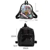Nxy School Bags New Fashion Mini Women Backpack透明なPVCかわいい子供の女の子の生徒の小型Bagsカジュアルな女性旅行バグパック220802