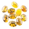 20pc Dragão AGate Natural Gemstone Oval Charme 18x25x7mm Minchas cabochon para acessórios de anel de jóias No Hole Bu806