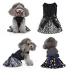 Chien vêtements vêtements pour animaux de compagnie robe été princesse jupe robes de mariée York noir chiens jupes pour fille ChihuahuaDog