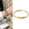 Gold Cuff Bangle Bracelet Stainless Steel High Quality 3 Colors Plated Charm Women For Woman Fashion Jewelry Christmas Gift Female Diamond Stone Jewelry Dubai Girls