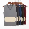 Sömlös höst Winter Casual Mens Tank Top Vest Cold Protection Base Layer Homme Heat Tops Warm Gym Fitness Vest Underwear 220531