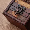 Schmuckbeutel Taschen Vintage Holzkarte Aufbewahrungsbox Etui Schmuck Manschettenknöpfe Truhe Kleine GeschenktütenSchmuck