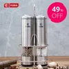Pora-Electric Spice Mill Pepper Grinder Rostfritt stål Automatisk salt och peppar Shaker Kitchen Tools Gift 220510