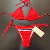 Maillots de bain pour femmes Designer Red Letters Body pour femmes Été Respirant Bikini Beach Style Sexy Rembourré Maillots De Bain Maillot De Bain 70EM