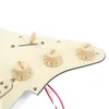 SSS PREWIRED GUITAR PICKGUARD ALNICO V PICKUP SETS for Fender St Strat Guitar USA Ship