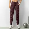 Kvinnor Leggings YogaWorld Sexig Yoga Byxor Yoga Midstycke Lösa Kvinnor Fitness Running Stretch Slim Slimming Sweatpants Justera Girls Joggers